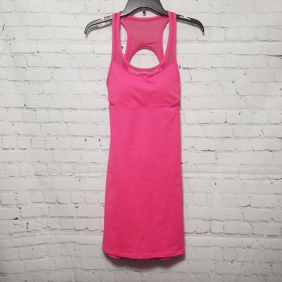 Fabletics Sz S Tropez Dress in Magenta - Picture 6 of 15